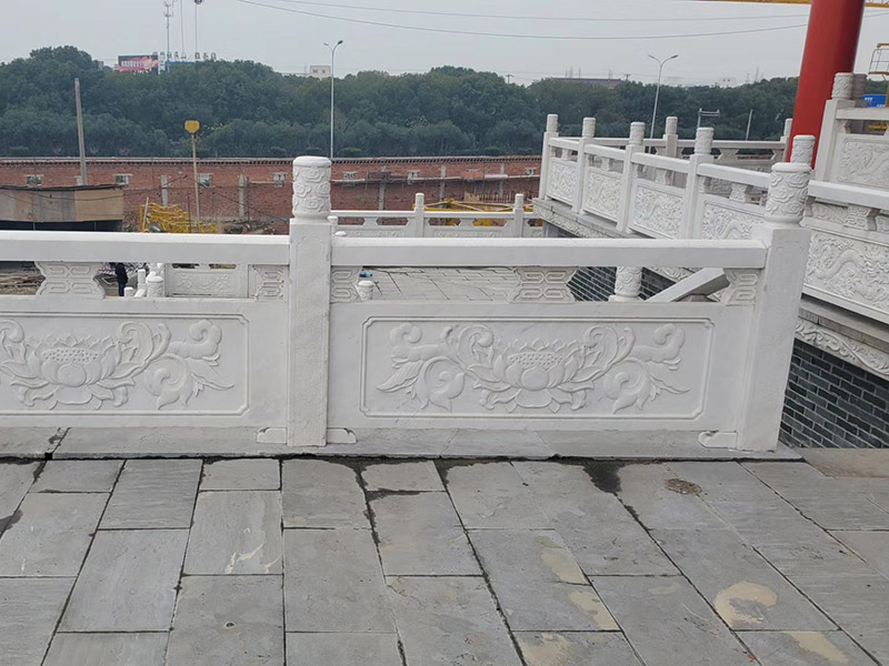 景區(qū)臺(tái)階漢白玉石護(hù)欄
